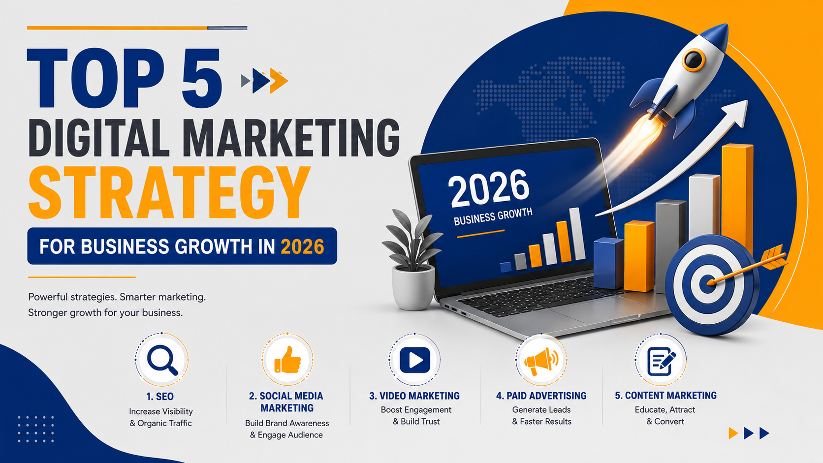 Top 5 Digital Marketing Strategy for Business Growth in 2026